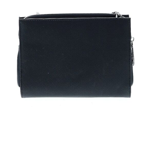 Steve Madden Black Crossbody wallet Bag with Elegant Chain Strap womens zip lady - Picture 3 of 16